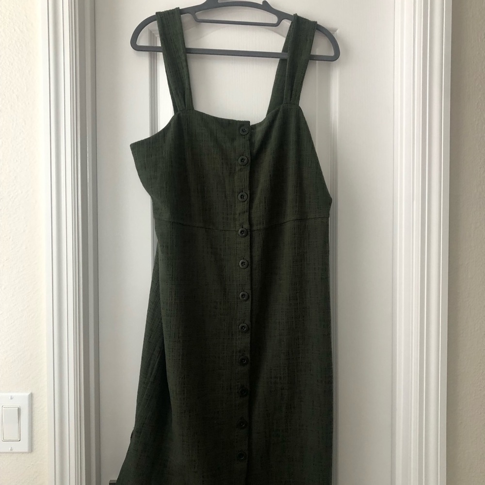 MIDI Madewell green dress!